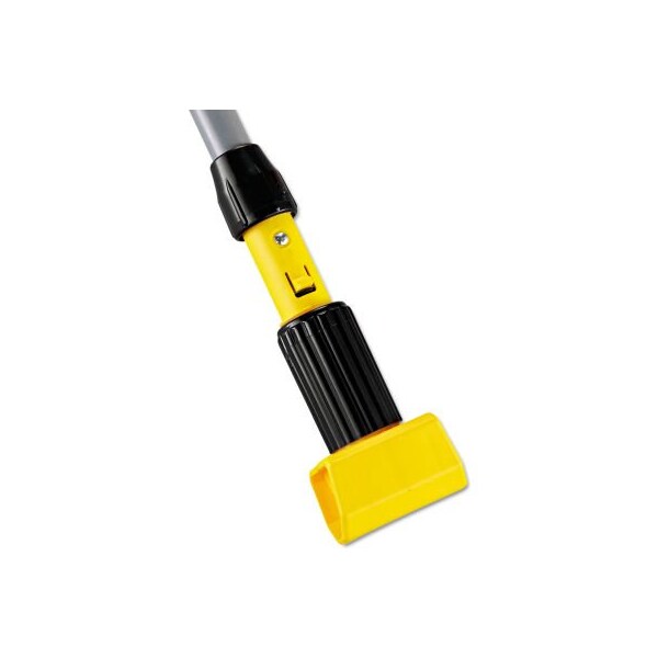 Rubbermaid Commercial Rubbermaid 54in Gripper Clamp Fiberglass Handle, Yellow/Black - - FGH245000000