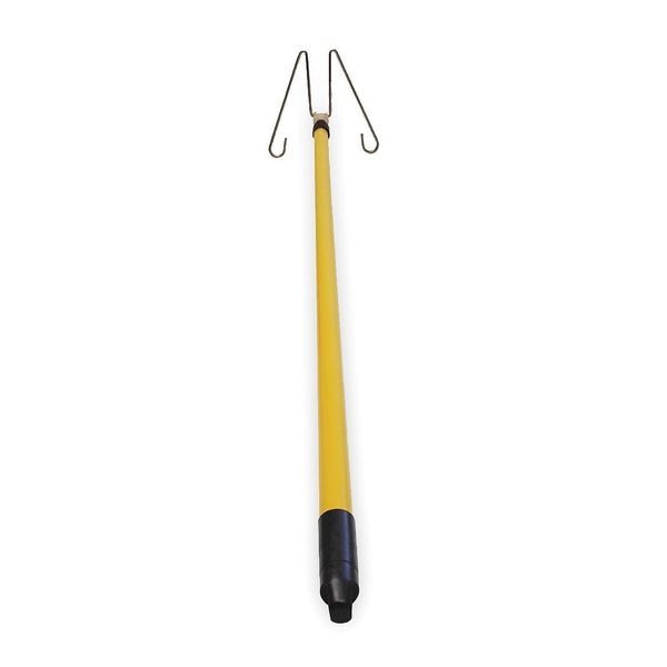 Tough Guy 54" Clip-On Dust Mop Frame and Handle, Fiberglass - 2TVG4