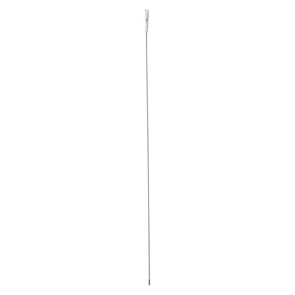 Vikan 755mm Flexible Handle, 1 1/8 in Dia, natural, Stainless Steel - 53515