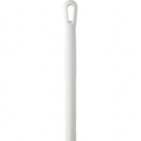 Vikan 59" Color Coded Handle, 1 1/4 in Dia, White, Fiberglass - 29385