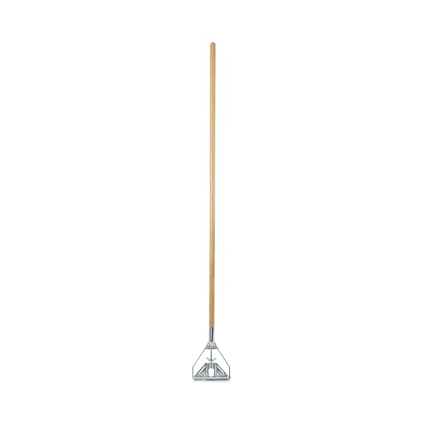 Unisan 63" Mop and Broom Handles, 1.13" Dia, Natural, Wood - UNS 603