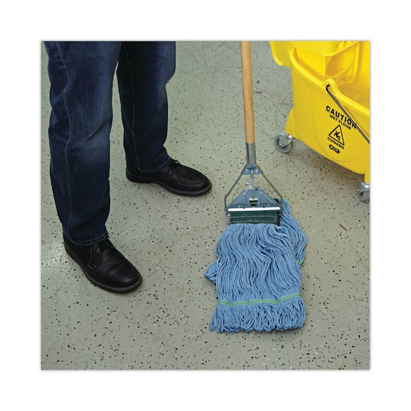 Unisan 63" Mop and Broom Handles, 1.13" Dia, Natural, Wood - UNS 603