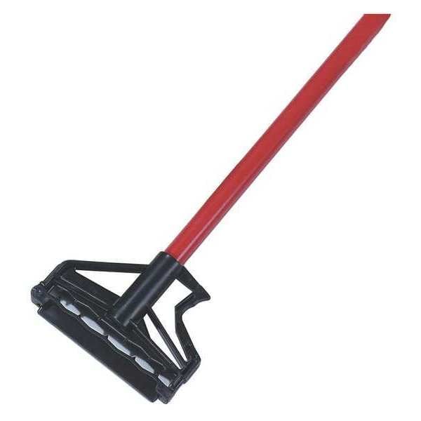 Carlisle Foodservice 60" Quik-Release Mop Handle, 60in, Red, PK12, Fiberglass - 4166405