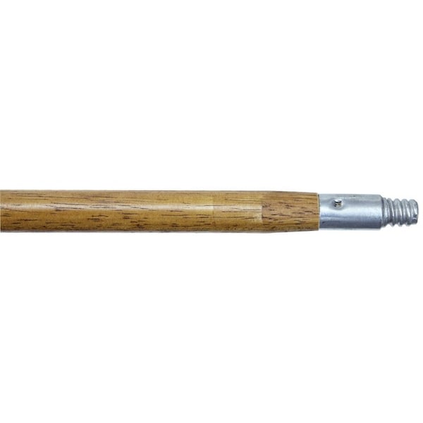 The Brush Man 1-1/8” X 60” Wood Hanlde, Metal Threaded Tip, 12PK - HD60MT