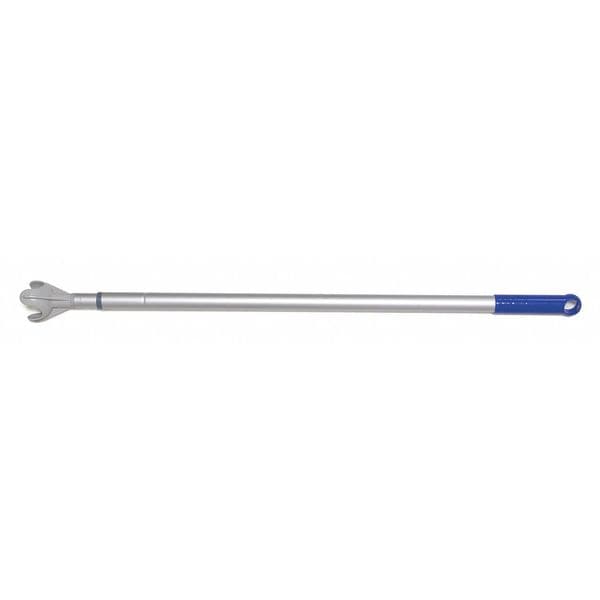 Hospeco 62" Snap On Telescopic Mop Handle, Silver, Aluminum - 2505-SPH-TPS-EA
