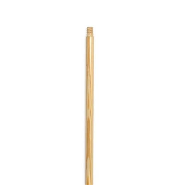 Carolina Mop Mfg 48 in. Lacquered Wood Handle Wood Threaded - 7300 48IN