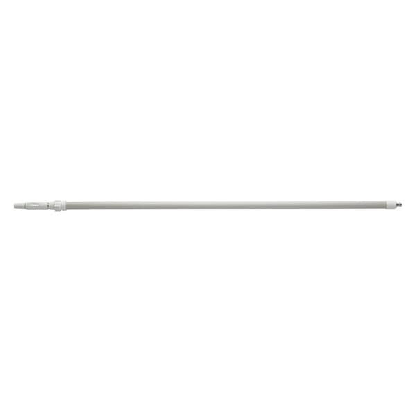 Vikan 1600mm Waterfed Broom Handle, 1 1/4 in Dia, White, Aluminum - 2973Q5