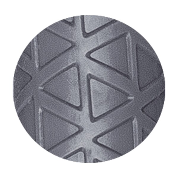 Stick Grip Rubber Hand Grip, Diamond Long handle Grip Grey, 1.1mm, 11" - 7514