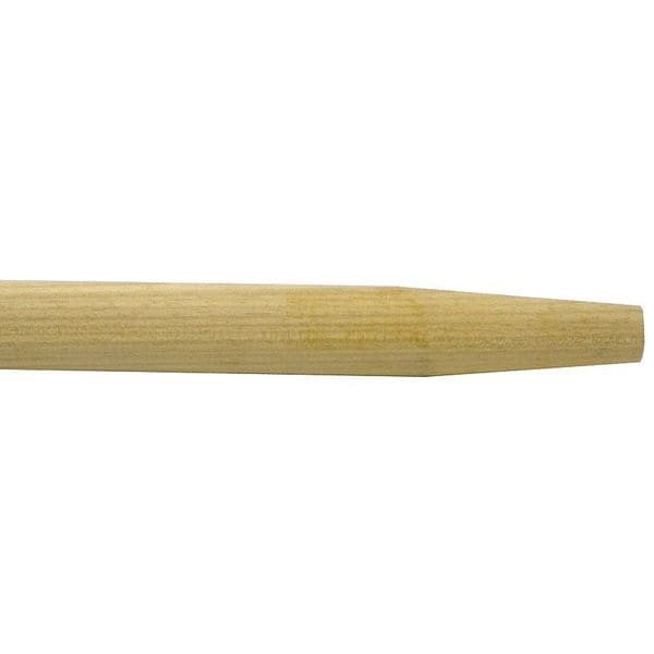 Tough Guy 96" Broom Handle, 1 1/8 in Dia, Brown, Wood - 90606