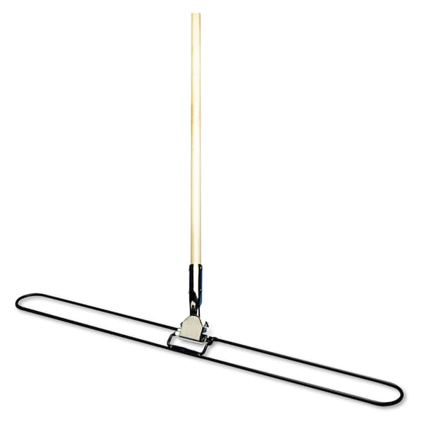 Unisan 60" Snap On Mop and Broom Handles, 1" Dia, Natural, Wood - 1490