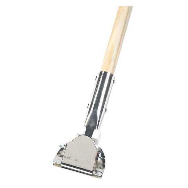 Unisan 60" Snap On Mop and Broom Handles, 1" Dia, Natural, Wood - 1490