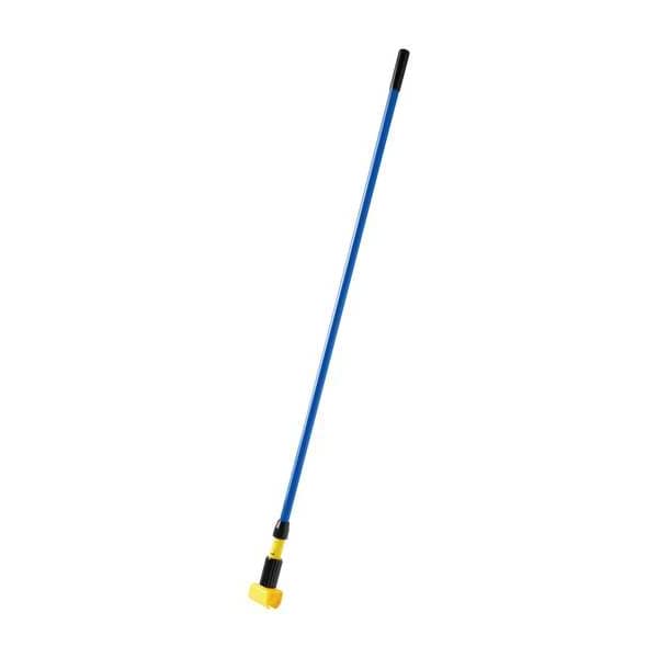 Rubbermaid Commercial 60" Clamp On Wet Mop Handle, Blue, Fiberglass - FGH24600BL00