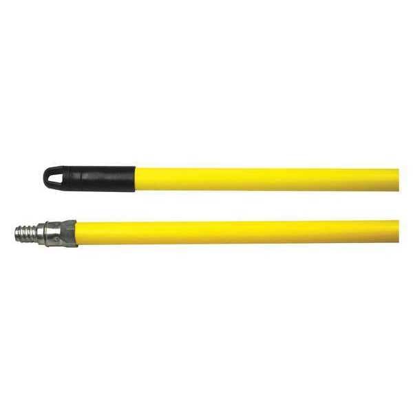 Weiler 60" Metal Handle Heavy-Duty Black with Metal Threaded Tip - 44577