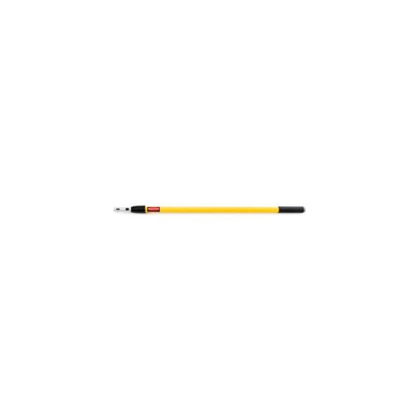 Rubbermaid Commercial Rubbermaid¬Æ HYGEN 48"-72" Quick-Connect Aluminum Extension Handle, Yellow/Black - RCPQ755 - FGQ75500 YL00