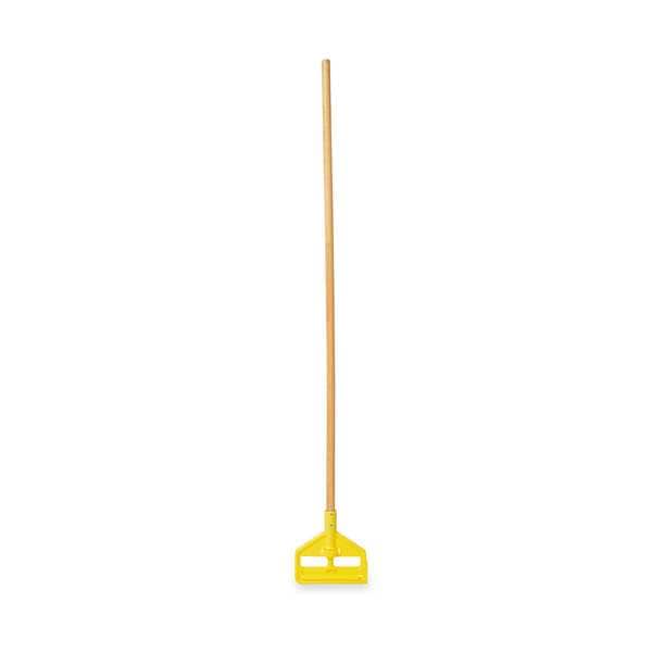 Rubbermaid Commercial Mop Handle, Slide-On, Side Gate, 54 in L, Wood, Natural - FGH115000000