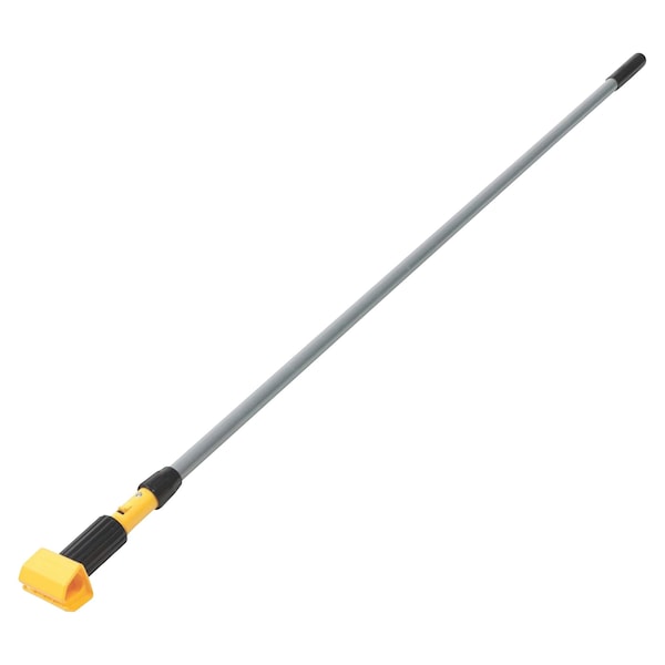 Rubbermaid Commercial Handle, f/Wet Mops, Clamp Style, Aluminum, 60" YW/SR, PK 12 - RCPH226CT