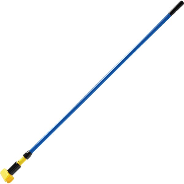 Rubbermaid Commercial Handle, f/Wet Mops, Clamp Style, Fiberglass, 60", , YW/BE, PK 12 - RCPH246BLUCT