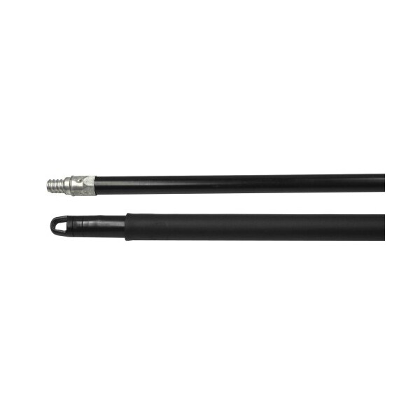 Weiler 60" Metal Handle, Heavy-Duty, Metal Tip, Black with Black Foam Cover - 44578