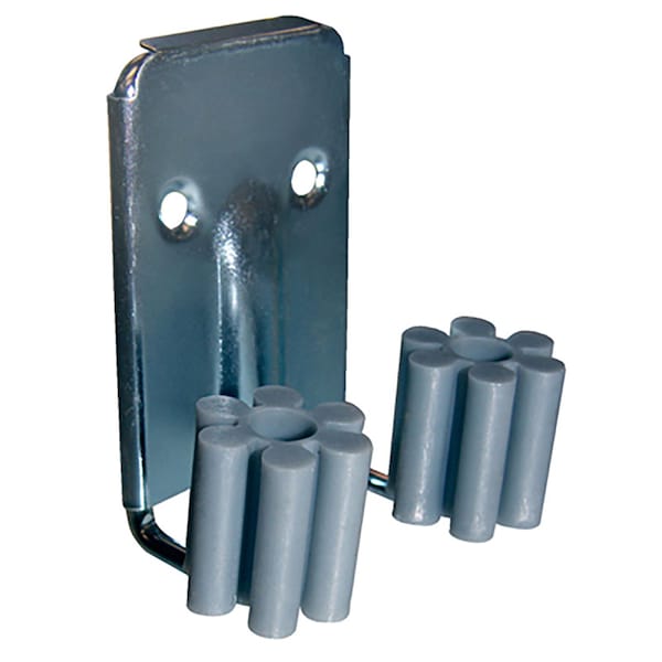 Crawford Crawford Vinyl Coated Gray Plastic/Steel Grip Clip For 1/4 2 pk - SS28