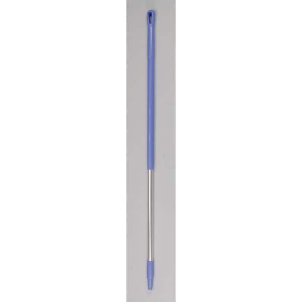 Vikan 59" Color Coded Handle, 1 1/4 in Dia, Purple, Aluminum - 29378