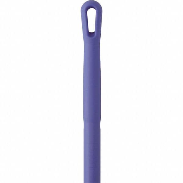Vikan 59" Color Coded Handle, 1 1/4 in Dia, Purple, Aluminum - 29378