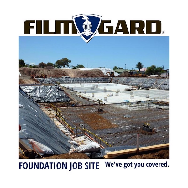 Film-Gard Film-Gard Plastic Sheeting 6 mil X 10 ft. W X 100 ft. L Polyethylene Black 1 pk - 626031