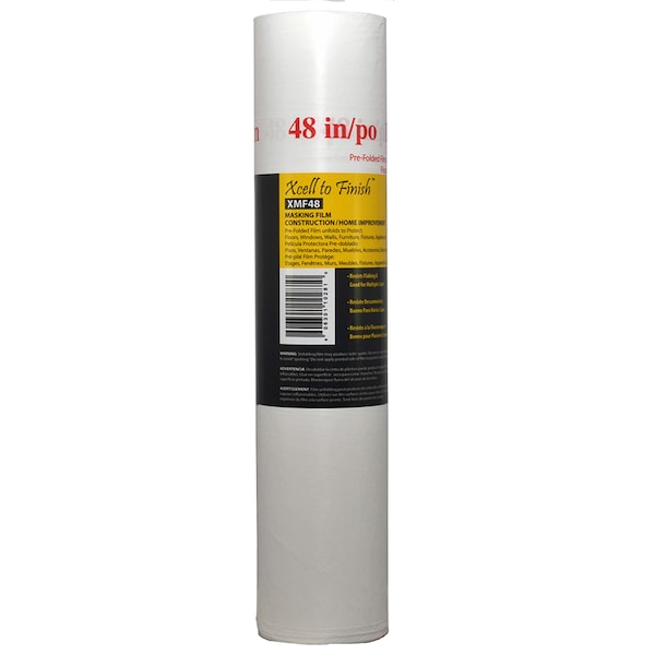 Finish Line 48" x 180' IPS XMF48 Finish Line Pre-Folded Masking Film - XMF48
