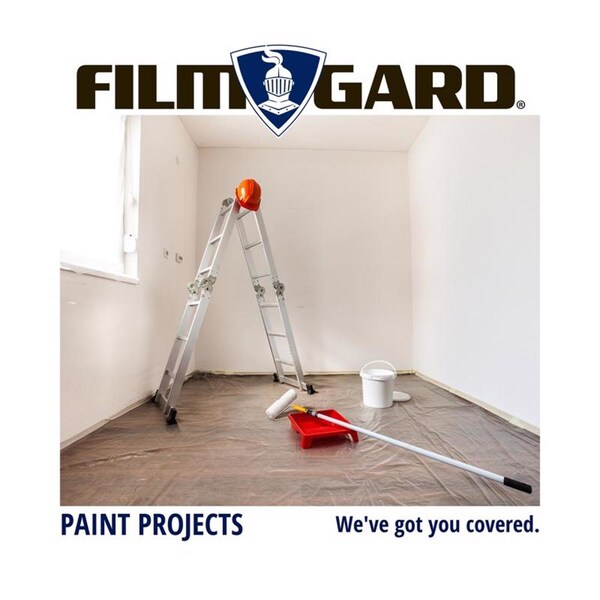 Film-Gard Film-Gard Plastic Sheeting 2 mil X 8.33 ft. W X 200 ft. L Polyethylene Clear 1 pk - 625809