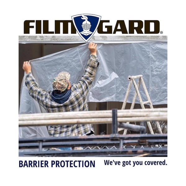 Film-Gard Film-Gard Plastic Sheeting 2 mil X 8.33 ft. W X 200 ft. L Polyethylene Clear 1 pk - 625809