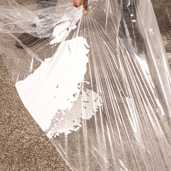 Ram Board Surface Shields Carpet Shield Self-Adhering Film 3 mil X 24 in. W X 200 ft. L Polyethylene Clear - CS24200L