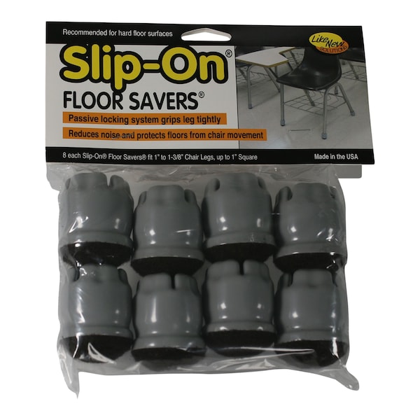 Master Mfg Slip On Chair Leg Floor Protectors, PK48 - 88455CS