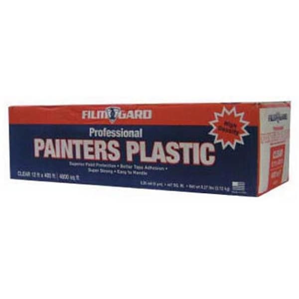 Berry Plastics Berry Plastics 626263 12 x 400 ft. x 0.35 Mil. High Density Professional Painters Plastic Film - 657460