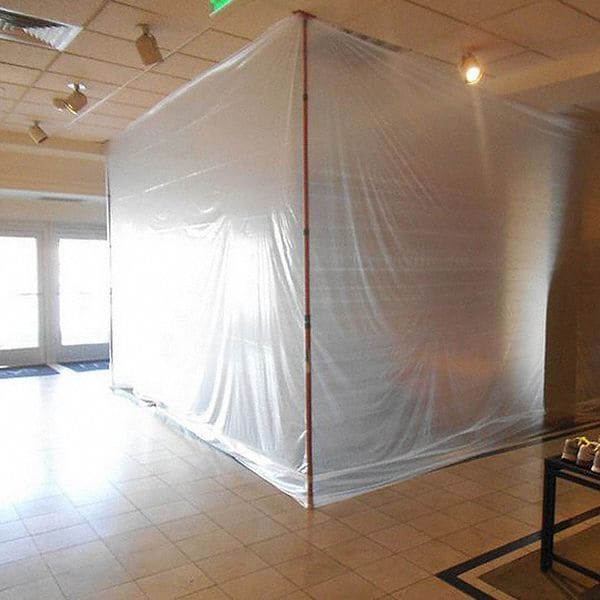 Americover Construction Film, Fire Retardant, 12x100 - 4FR12100