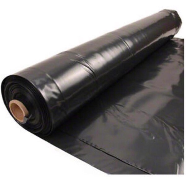 Film-Gard Film-Gard Plastic Sheeting 4 mil X 10 ft. W X 100 ft. L Polyethylene Black 1 pk - 625918