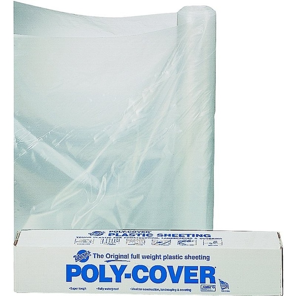 Orgill Poly ORGILL POLY 4X14-C Poly Film, 100 ft L, 14 ft W, 4 mil Thick, Clear - 4X14-C