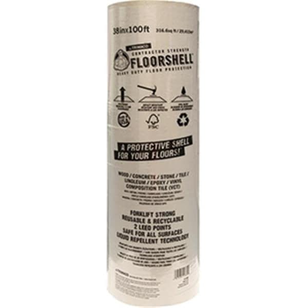 Trimaco Trimaco 12380 38 in. x 100 ft. 46 Mil Floor Shell - 47034123800