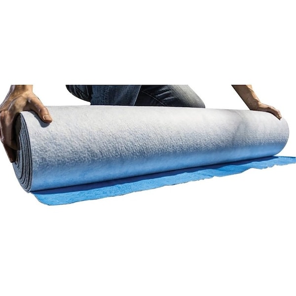 Surface Shields AllPurpose Floor Protection, 45 ft L, 40 in W, PET Fiber, Blue - MS4045
