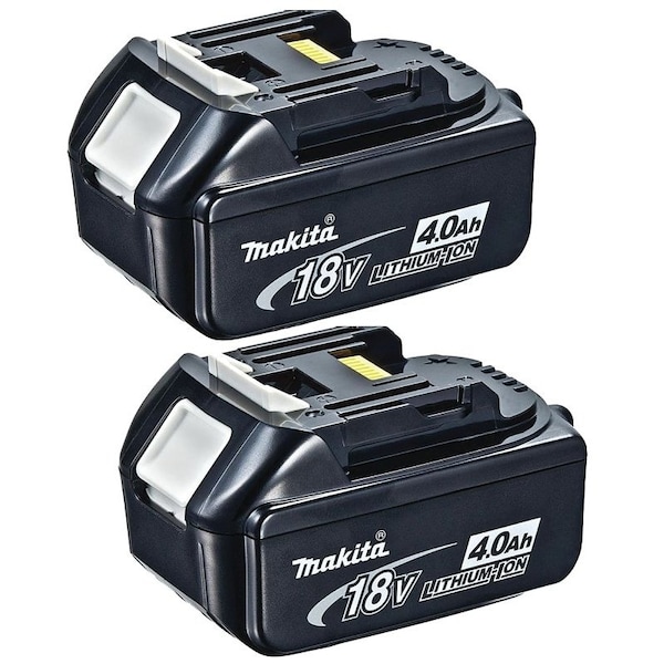 Makita Lithium Battery, 18 V Battery, 4 Ah, 40 min Charging - BL1840B-2