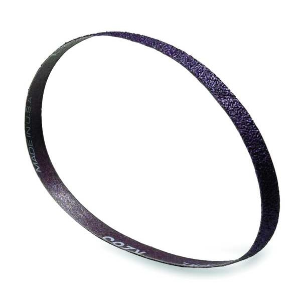Banda de lijado Norton Abrasives, recubierta, 3/8 pulgadas de ancho, 13 pulgadas de largo, 60 granos, medio, óxido de aluminio, R283 Metalite, café - 78072704298