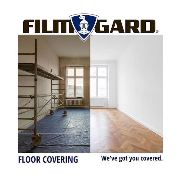 Film-Gard Film-Gard Plastic Sheeting 6 mil X 6 ft. W X 100 ft. L Polyethylene Black 1 pk - 626013