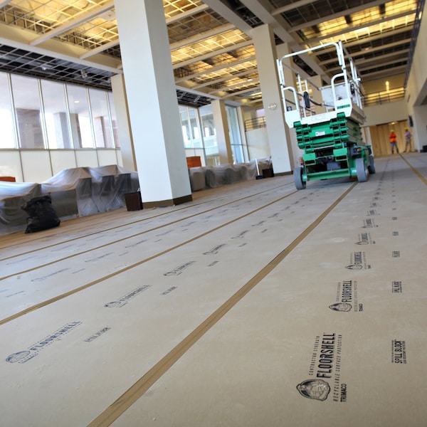 Floorshell Trimaco FloorShell Surface Protection 0.046 mil X 38 in. W X 100 ft. L Paper Brown 1 pk - 12380