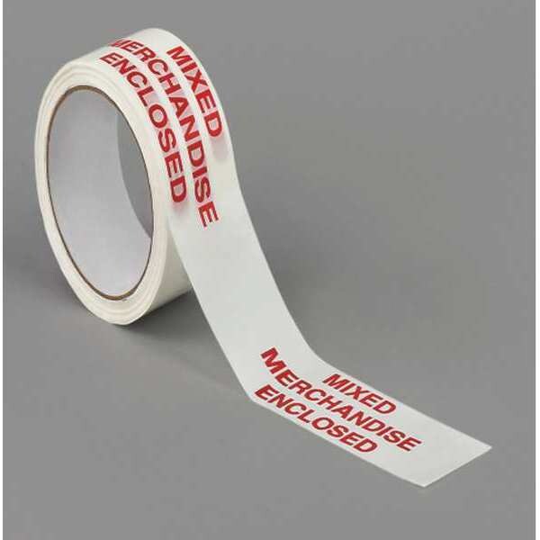 3M Carton Sealing Tape, White, 2"x55 yd. - 371WHITE