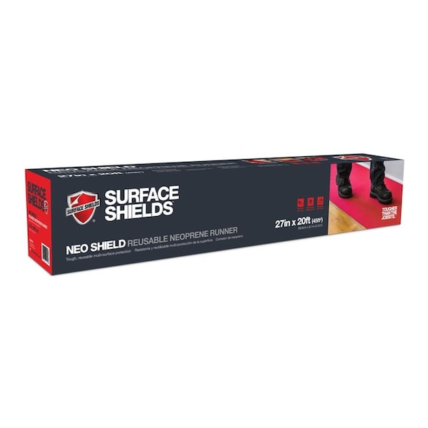 Surface Shield 1.5 mil x 27 in. x 20 ft. Rubber Red NeoShield Floor Protection - 5036775