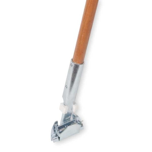 Tough Guy Dust Mop Handle, Clip-On, 60 in L, Wood - 1TZG8