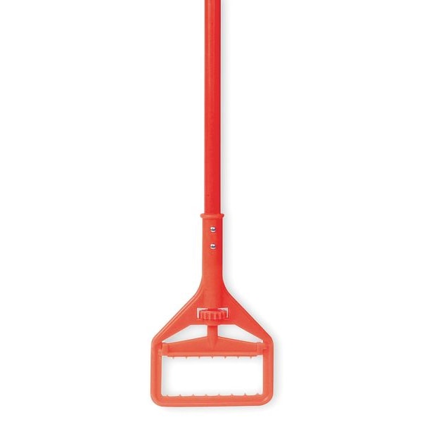 Tough Guy 60" Slide On Wet Mop Handle, Orange, Fiberglass - 1TZA8