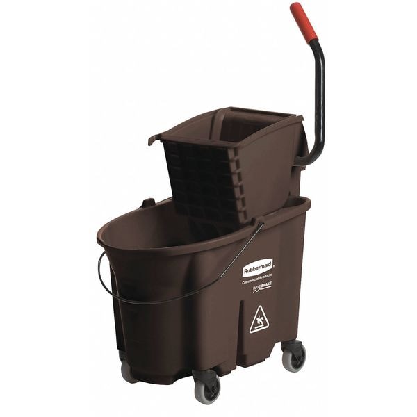 Rubbermaid Commercial 60 in Slide-On Wet Mop Handle, Invader Series, Blue, Fiberglass - FGH14600BL00