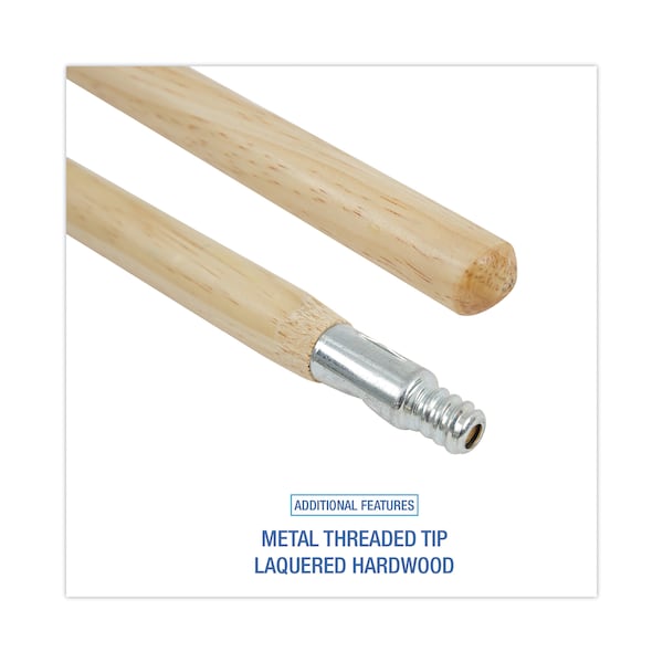Boardwalk 60 in Mop and Broom Handles, 1.13 in Dia, Natural, Wood - BWK138