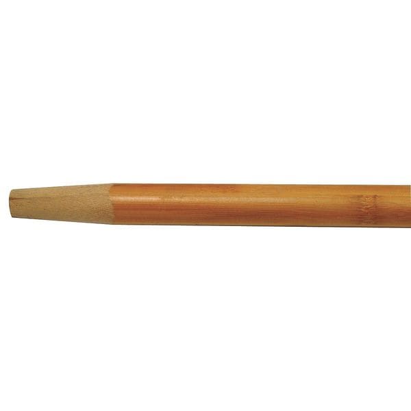 Poplar Wood Broom Handle, Wood, Natural, Tapered End, 15/16 in Handle Dia, 60 in L,  - 0760BW