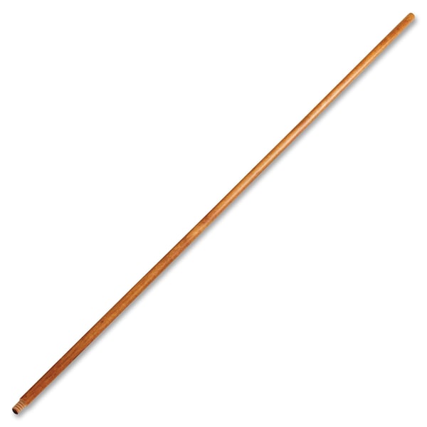 Rubbermaid Commercial Lacquered Wood Broom Handle, 60", 1.30" Dia, Red - 636100LAC