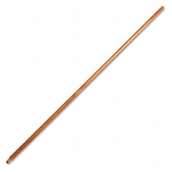 Rubbermaid Commercial Lacquered Wood Broom Handle, 60", 1.30" Dia, Red - 636100LAC